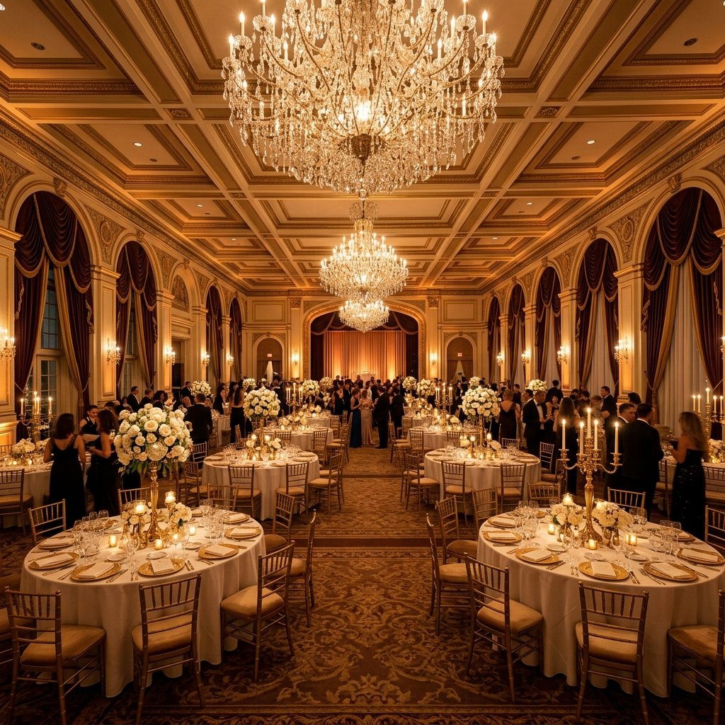 Elegant event setup